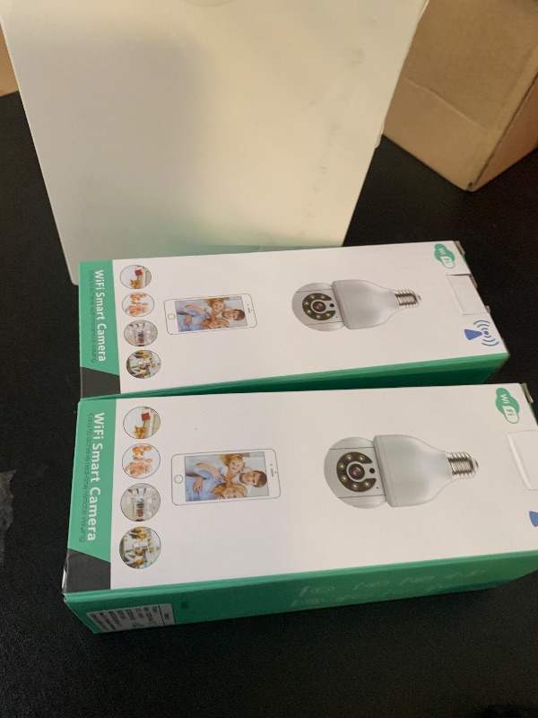 Photo 1 of Heemketz 2K Light Bulb Security Camera,5G&2.4GHz WiFi 360° Motion Tracking, Color Night Vision, Alexa Compatible, Wireless WiFi Security Camera with Two-Way Audio, SD/Cloud Storage and Smart Alerts