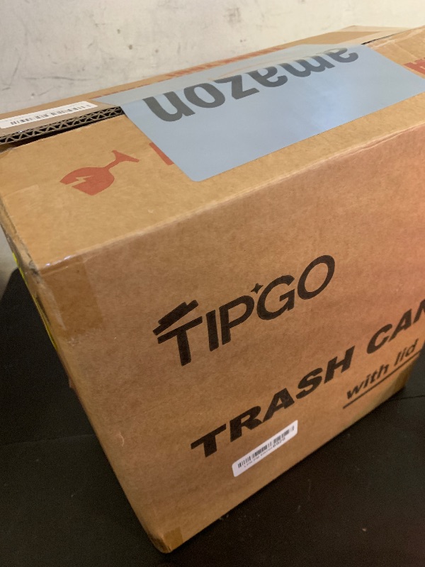 Photo 1 of TIPGO Slim Bathroom Trash Can with Lid Soft Close, Step Pedal, 6 Liter / 1.6 Gallon Stainless Steel Trash Bin, Small Garbage Cans for Bedroom, Office, Kitchen (Matte Black)