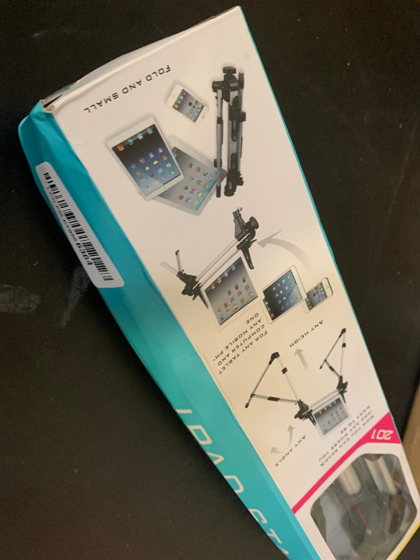 Photo 1 of AFUNTA Tablet Stand, Adjustable Portable Foldable Phone Holder for Floor Desk Sofa Bed, Compatible iPad 2 3 4 5 Samsung Iphone6-16 Plus, Car, Bedroom, Kitchen, Office