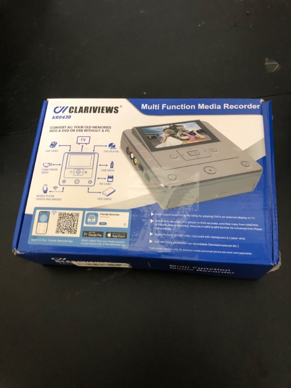 Photo 1 of VHS to DVD Converter, DVD Recorder for TV Recording, VHS/VCR/Camcorder to USB Device/SD Card/HDD,Smart Phone WiFi to DVD/USB/SD/HDD Copy, WiFi APP DVD Recorder?Comes with AV Cable & 10 DVD-R?