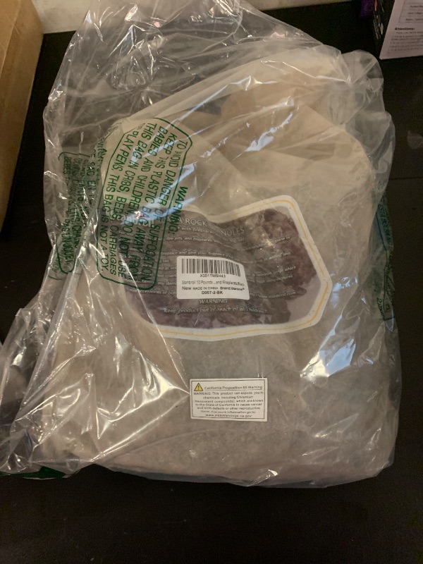 Photo 1 of Stanbroil Lava Rock Granules for Gas Log Sets and Fireplaces - 10 lb.Bag (0.8"-1.2")