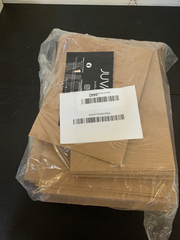Photo 1 of Juvale Flat Cardboard Sheets - 5 x 7 in, Brown, 200 Pack, 2 mm Thick - Bulk Corrugated Cardboard Sheets & Chipboard for Mailer Inserts & Dividers - Craft Board & Backing Board