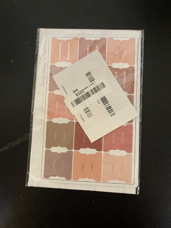 Photo 1 of Mr. Pen- Bible Tabs, 75 pcs, Earthy Brown, Laminated Bible Tabs for Women and Men