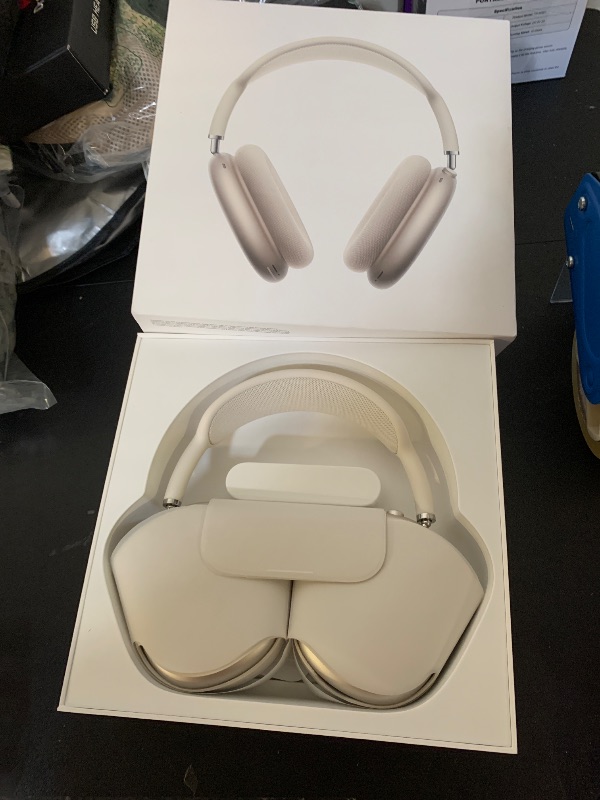Photo 1 of Apple AirPods Max Wireless Over-Ear Headphones, Pro-Level Active Noise Cancellation, Transparency Mode, Personalized Spatial Audio, USB-C Charging, Bluetooth Headphones for iPhone - Gold