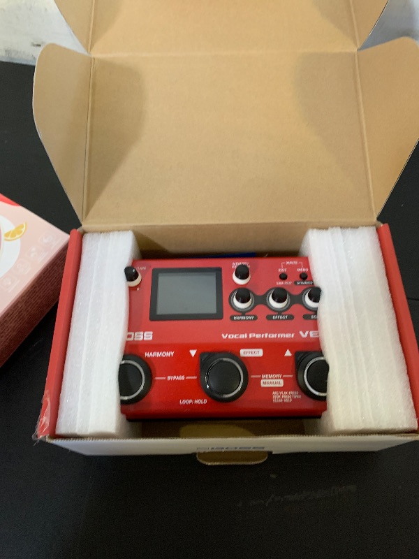 Photo 1 of BOSS VE-22 Vocal Performer | Advanced Multi-Effects Processor for Singers | Powerful Harmony & Doubling Functions | Auto Pitch Correction | Ideal for Stage Performance, Recording, Livestreaming & More