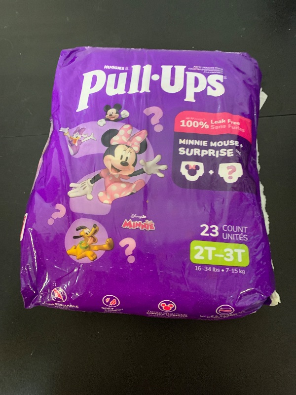 Photo 1 of Pull-Ups Girls' Potty Training Pants, Size 2T-3T Training Underwear (16-34 lbs), 23 Count