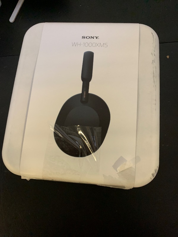 Photo 1 of Sony WH-1000XM5 Premium Noise Canceling Headphones, Auto NC Optimizer, 30-Hour Battery, Alexa Voice Control, Black