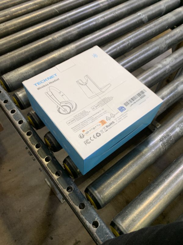 Photo 1 of TECKNET Wireless Headset, 5.3 Bluetooth Headset with AI Noise Cancelling Mic, Computer Headset Rechargeable, USB Dongle, Charging Base, On-Ear Headphones for Trucker/Remote Work/Call Center