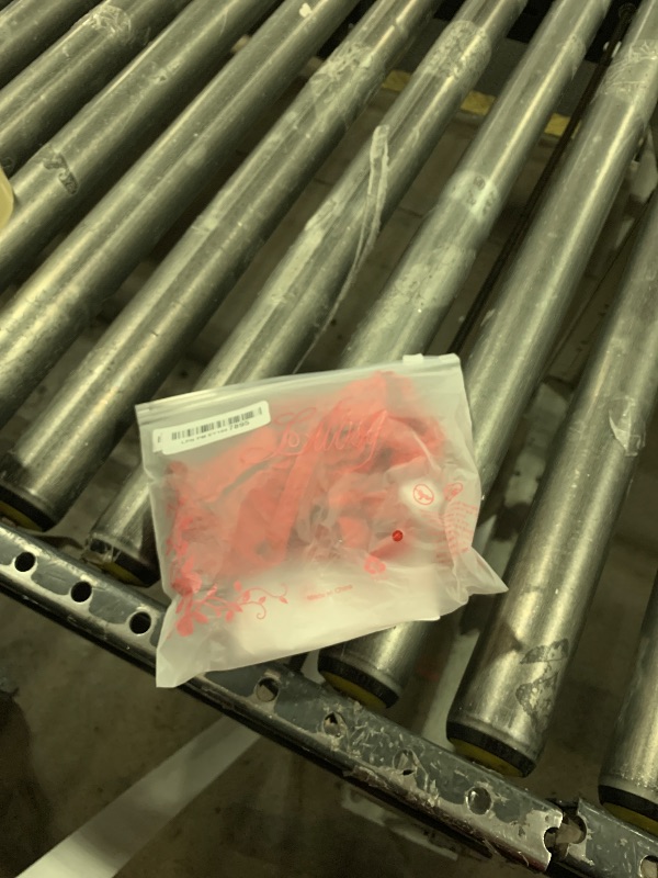 Photo 1 of Lilosy Petite Sexy Floral Lace Scallop Underwire Push Up Sheer Lingerie Set Outfits Women See Through Match Thong Bra and Panty 2 Piece Red X-Small