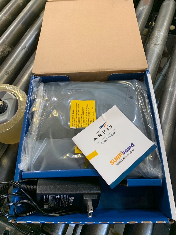 Photo 1 of ARRIS (G34) - Cable Modem Router Combo - Fast DOCSIS 3.1 Gigabit WiFi 6 (AX3000), Approved for Comcast Xfinity, Cox, Spectrum & More, 1 Gbps Max Internet Speeds