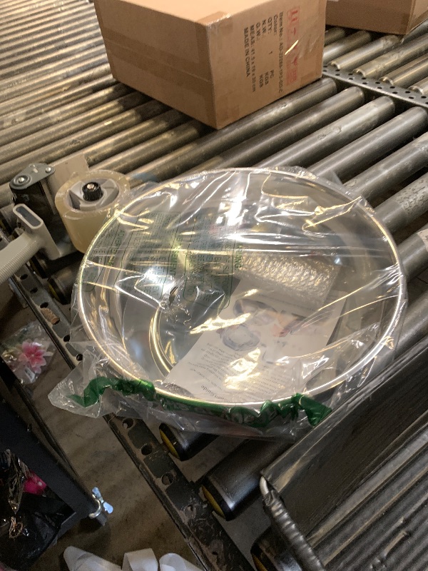 Photo 1 of 12.75 Inch Stainless Steel Basting Cover, Melting Dome for Griddle Cooking, Round Steaming Cover Lid with Tempered Glass Top and Steam Holes, Dishwasher Safe (12.75")