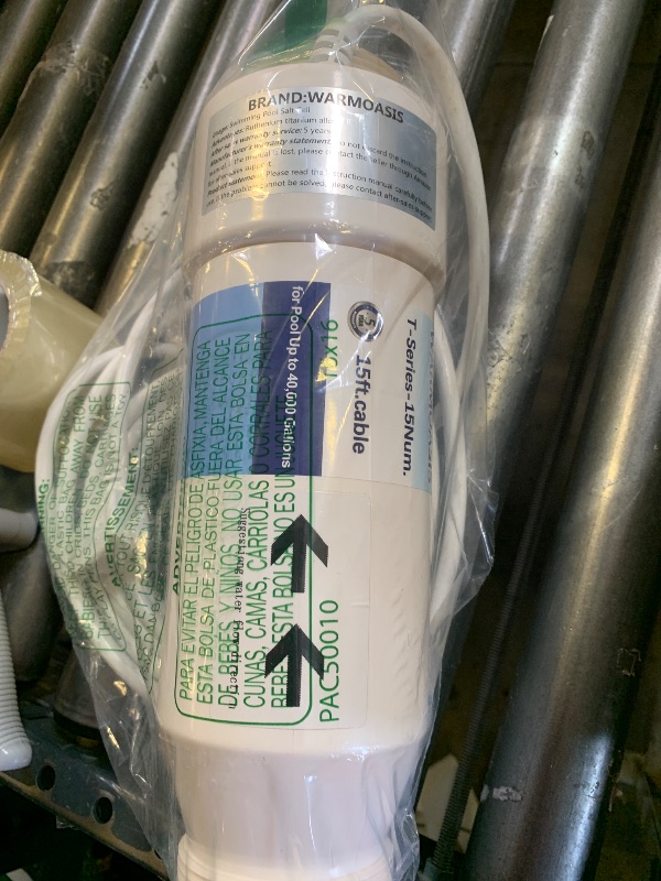 Photo 1 of Salt Cell T15 Series Compatible with Hayward T15/T9/T3 Cell,Salt Generator for Inground Pool up to 40,000 Gallons,3 Years Warrnaty Service,Compatible with AqxxRite,SwimPxxx,AqxxPlus