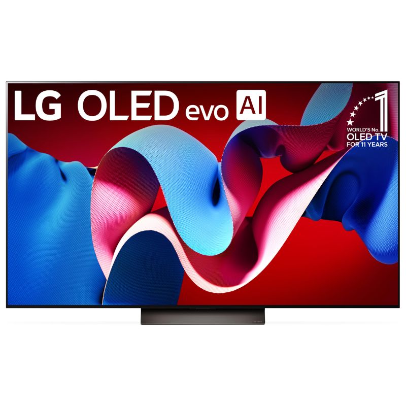 Photo 1 of *PARTS ONLY* *DAMAGED ITEM* LG 65-Inch Class OLED evo C4 Series Smart TV 4K Processor Flat Screen with Magic Remote AI-Powered with Alexa Built-in (OLED65C4PUA, 2024)