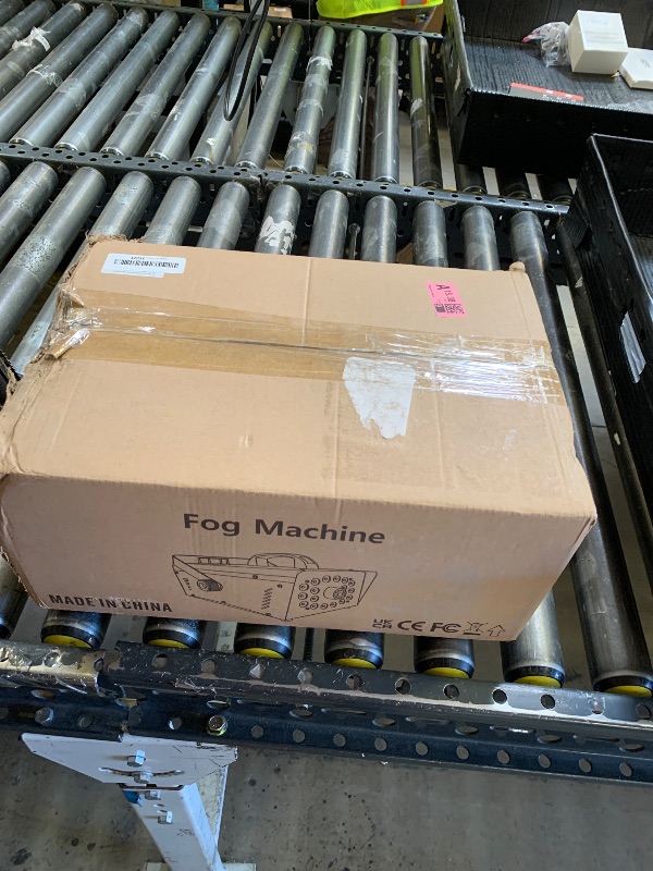 Photo 1 of 1200W Fog Machine Halloween Outdoor with 18 LED Lights 6000CFM Smoke Machine Fog Indoor with Remote for Wedding Party DJ Disco Stage