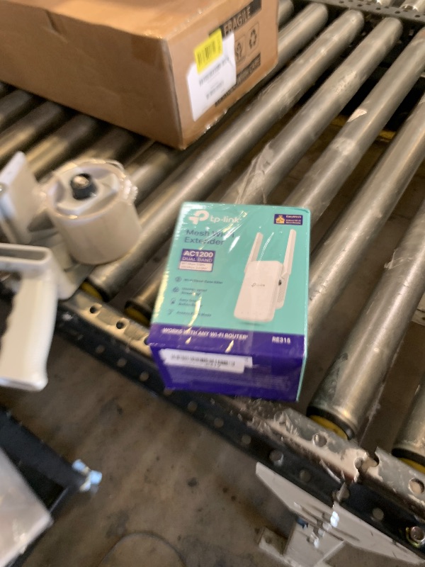 Photo 1 of TP-Link AC1200 WiFi Extender, 2025 Wirecutter Best WiFi Extender, 1.2Gbps Home Signal Booster, Dual Band 5GHz/2.4GHz, Up to 1600 Sq.ft and 32 Devices, EasyMesh Compatible, One Ethernet Port (RE315)