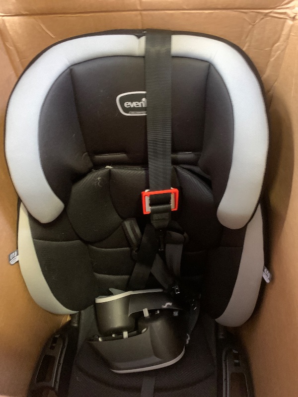 Photo 1 of Evenflo High-Back Booster Car Seat with Harness, 22 to 110lbs, Maestro Sport, Granite Gray