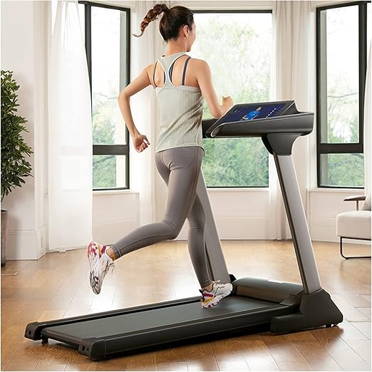 Photo 1 of Treadmill Electric Folding Treadmill, Home Gym Walking Folding Jogging Machine - Installation-Free, Indoor Exercise Fitness Equipment with 