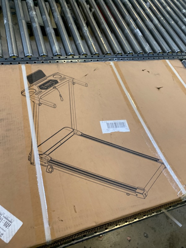 Photo 1 of Treadmill Electric Folding Treadmill, Home Gym Walking Folding Jogging Machine - Installation-Free, Indoor Exercise Fitness Equipment with 