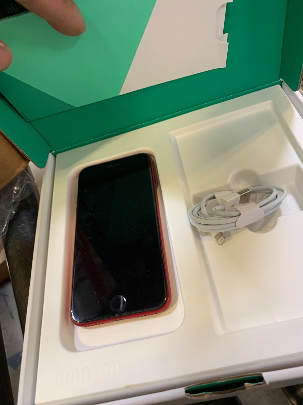 Photo 1 of Apple iPhone SE (2nd Generation), 64GB, Red, Unlocked (Renewed Premium)