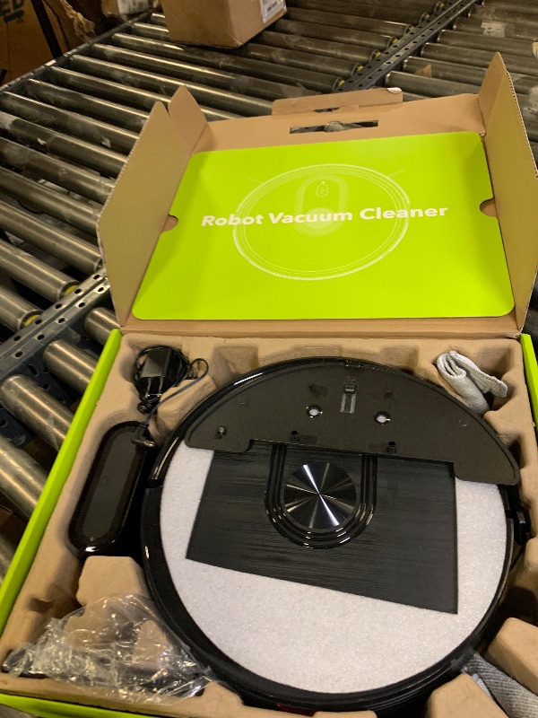 Photo 1 of Robot Vacuum and Mop Combo, 2 in 1 Vacuuming & Mopping Robot with Schedule, App/Bluetooth/Voice, 3200Pa Max Suction, Self-Charging Robot Vacuum Cleaner, Slim, Ideal for Pet Hair, Hard Floor, Carpet