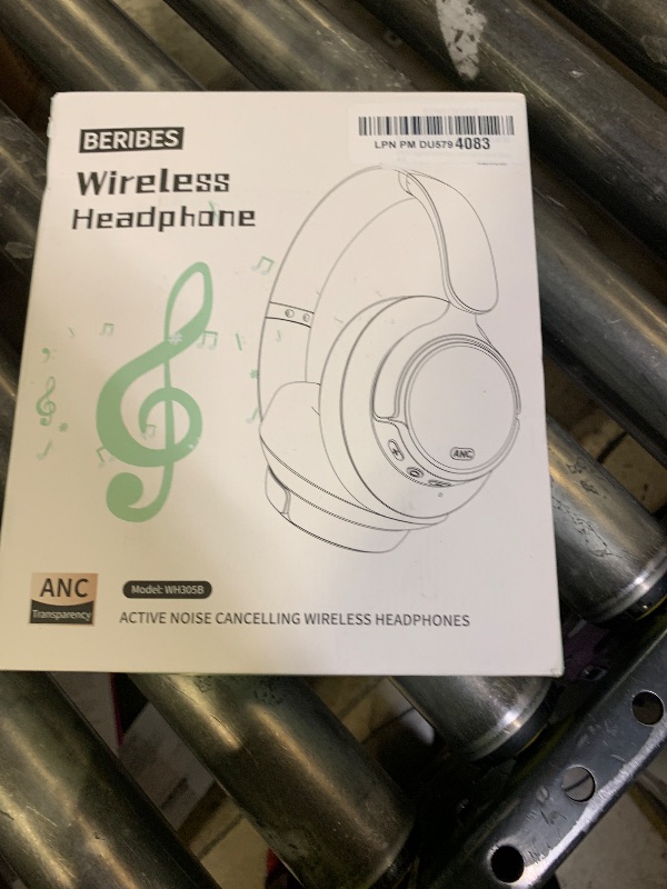 Photo 1 of BERIBES Upgraded Hybrid Active Noise Cancelling Headphones with Transparent Modes,70H Playtime Bluetooth Headphones Wireless Bluetooth with Mic, Deep Bass,3.5MM Cable,Soft-Earpads,Fast Charging-Black
