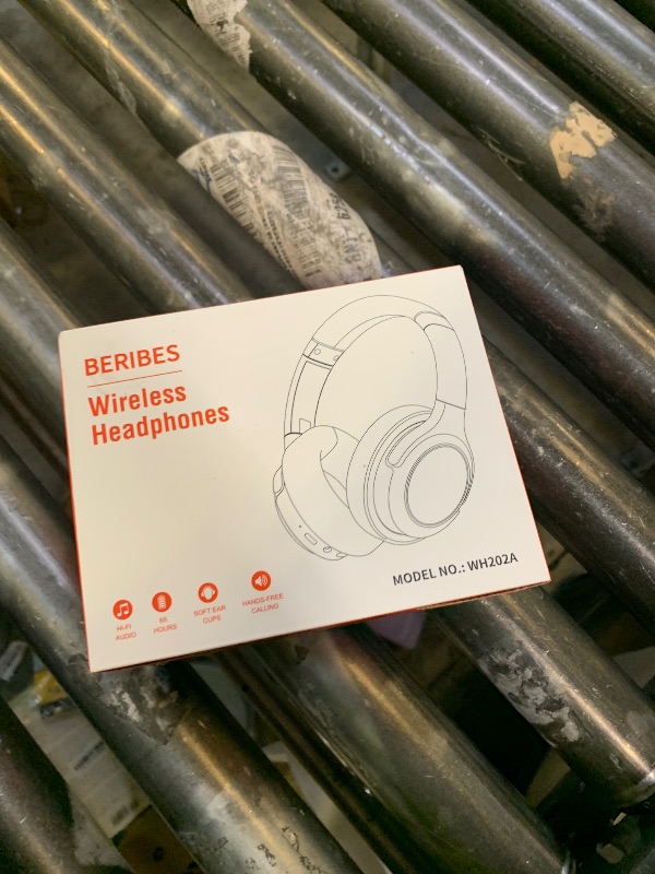 Photo 1 of BERIBES Bluetooth Headphones Over Ear, 65H Playtime and 6 EQ Music Modes Wireless Headphones with Microphone, HiFi Stereo Foldable Lightweight Headsets, Deep Bass for Home Office Cellphone PC Ect.