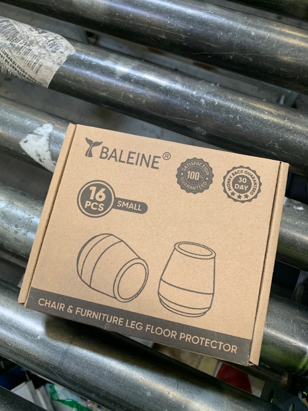 Photo 1 of BALEINE 16 Pack Silicone Chair Leg Floor Protectors, Stool Leg Protectors Cap, Non-Slip Chair Leg Caps for Hardwood Floors (Clear & Small, 16 Pack)