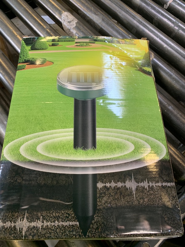 Photo 1 of Mole Repellent Solar Powered 10 Pack Snake Repellent Ultrasonic, Groundhog Repeller,Gopher Repeller Sonic Mole Deterrent Spikes, Snake Gopher Mole Vole Repellent Outdoor for Lawn Garden & Yard
