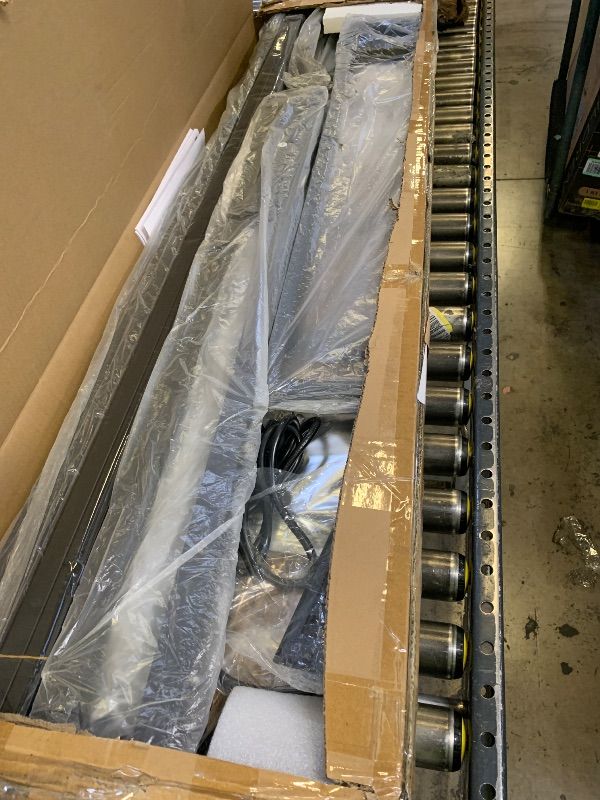 Photo 1 of Liians Queen Bed Frame with Headboard, Metal Platform Bed with Smart LED Lights and USB Charging Station, Easy Assembly, No Box Spring Needed