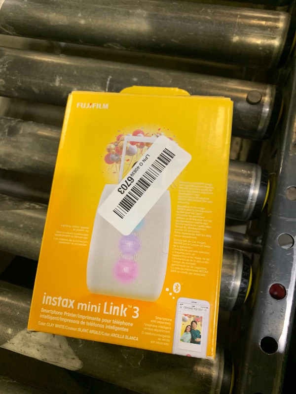 Photo 1 of Fujifilm Instax Mini Link 3 Smartphone Printer - Clay White