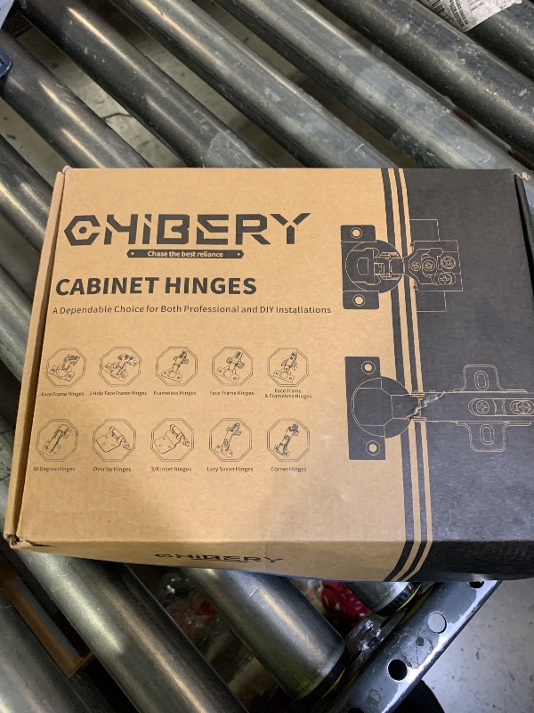 Photo 1 of Chibery 50 Pack 1/2" Overlay 3D Soft Close Concealed Hinge for Face Frame Door, Self Closing Hinges, 105° Smooth Slow Close Quite, Hidden Stainless Steel Hinge for Kitchen Cabinet Door, Satin Nickel