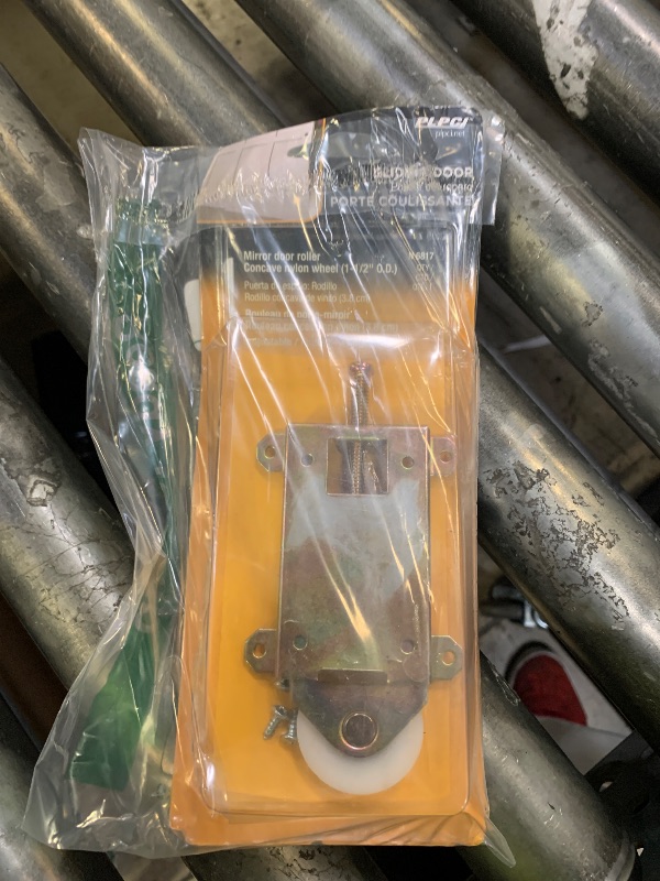 Photo 1 of Prime-Line N 6817 Steel, Mirrored Wardrobe Door Roller Assembly, for Cox Doors (Single Pack)