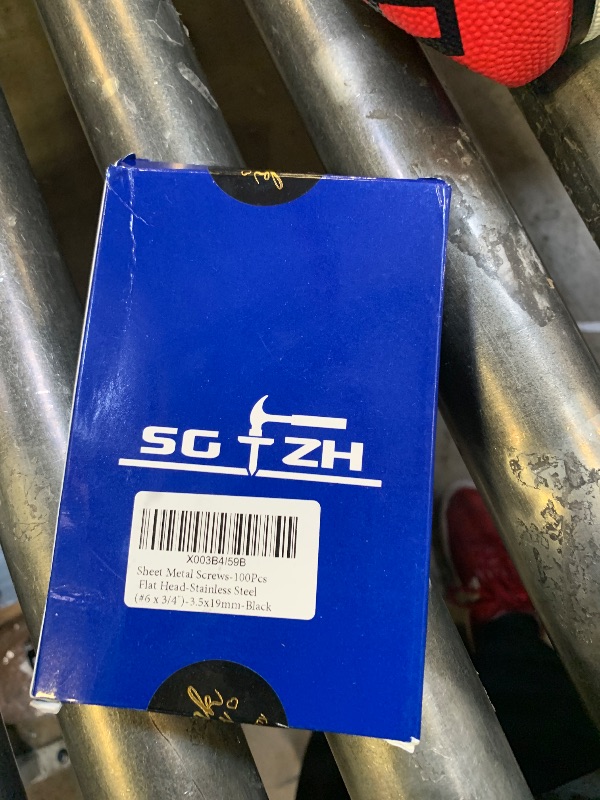 Photo 1 of #6 x 3/4" Sheet Metal Screws 100Pcs 410 Stainless Steel Flat Head Fast Self Tapping Screws Black Oxide by SG TZH