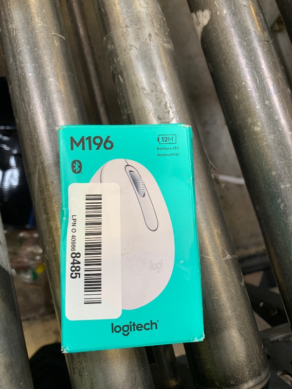 Photo 1 of Logitech M196 Bluetooth Wireless Mouse, Compact and Portable Mouse for Laptops, Tablets and More, 12-Month Battery, Smooth Tracking, Compatible with PC and Mac, Windows and macOS - Off White