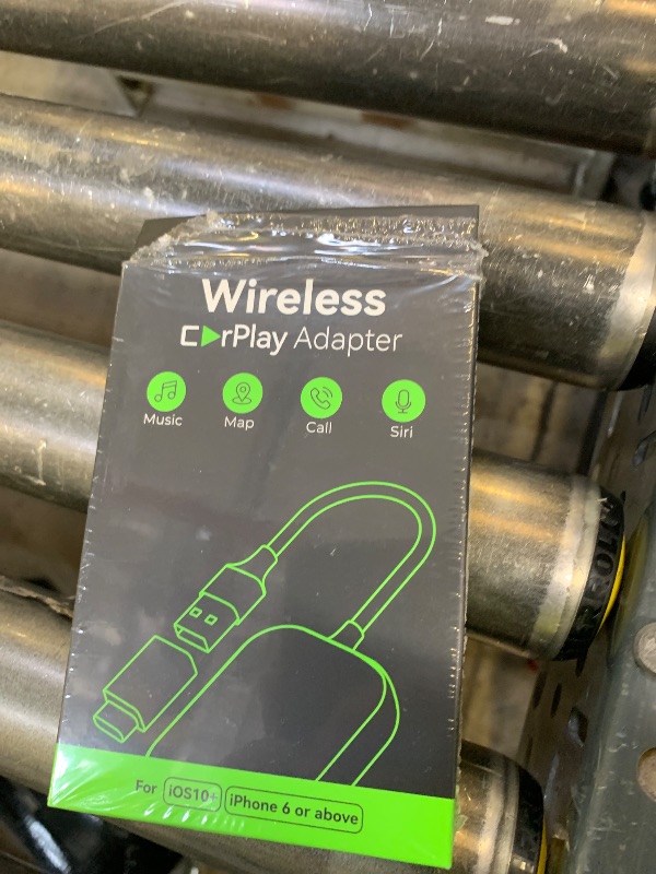 Photo 1 of Wireless Carplay Adapter, Converts Wired to Wireless Carplay Dongle for Wireless Control Plug & Play Carplay Fit for Cars from 2017 & for Apple iPhone iOS 10+ Black