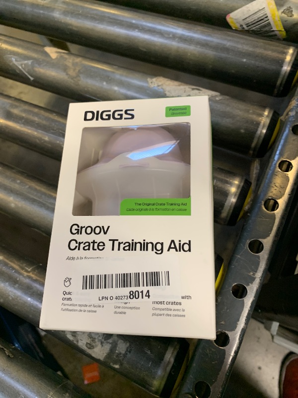 Photo 1 of Diggs Groov Crate Training Aid for Puppies and Nervous Dogs – Calming Lick Mat for Crate Training & Separation – Puppy Enrichment Toy with Freezer Shell – BPA-Free – (Lilac)
