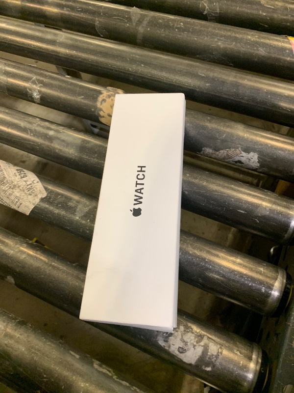 Photo 1 of Apple Watch SE (2nd Gen) [GPS 40mm] Smartwatch with Silver Aluminum Case with Blue Cloud Sport Loop One Size. Fitness and Sleep Trackers, Crash Detection, Heart Rate Monitor, Carbon Neutral