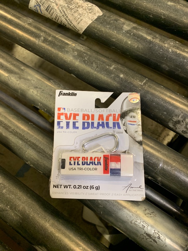 Photo 1 of Franklin Sports Baseball Eye Black - Red, White + Blue USA Stick for Kids Adults Multi Color Softball