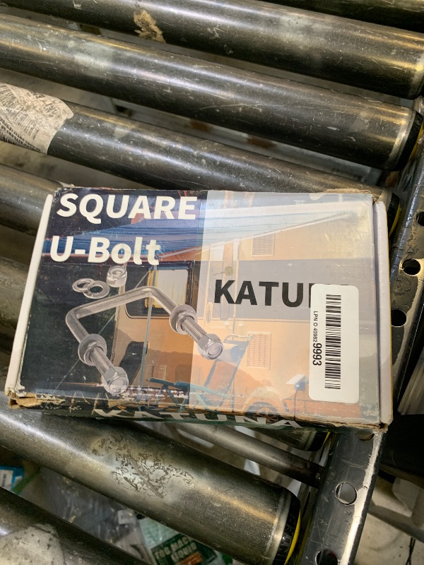 Photo 1 of KATUNA Stainless Steel Square U Bolt Kit for Boat Trailer Axle Leaf Springs, for 2x2 Axle - 5 1/4" Long,2 inch Wide Square U-Bolts with Nuts and Frame Plate for Trailer Automobiles Trailer