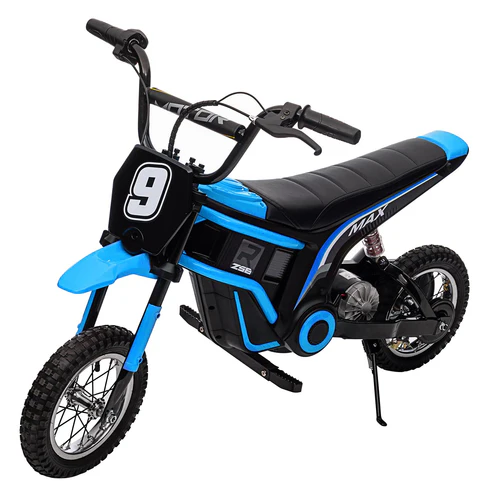 Photo 1 of Garvee 24V-10A 350W Ride On Electric Dirt Bike For Kids Ages 5-17, 14.29MPH, 3-Speed - Blue-9