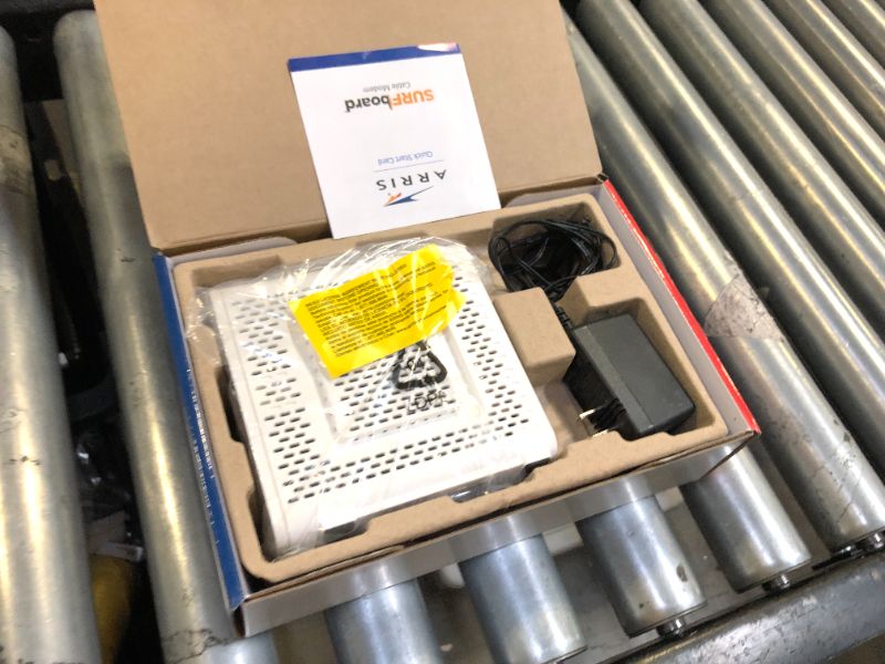 Photo 1 of ARRIS (SB8200) - Cable Modem - Fast DOCSIS 3.1 32x8 Gigabit Cable Modem , Approved for Comcast Xfinity, Cox, Charter Spectrum, & more | 1 Gbps Max Internet Speed, 4 OFDM Channels - (No Built-in Wifi)