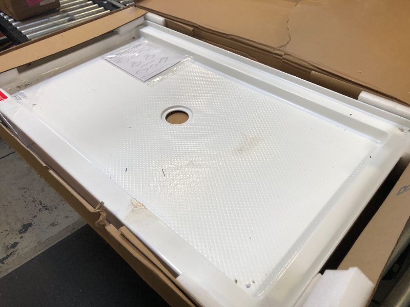 Photo 1 of DreamLine SlimLine 32" x 54" Single Threshold Shower Base with Center Drain
