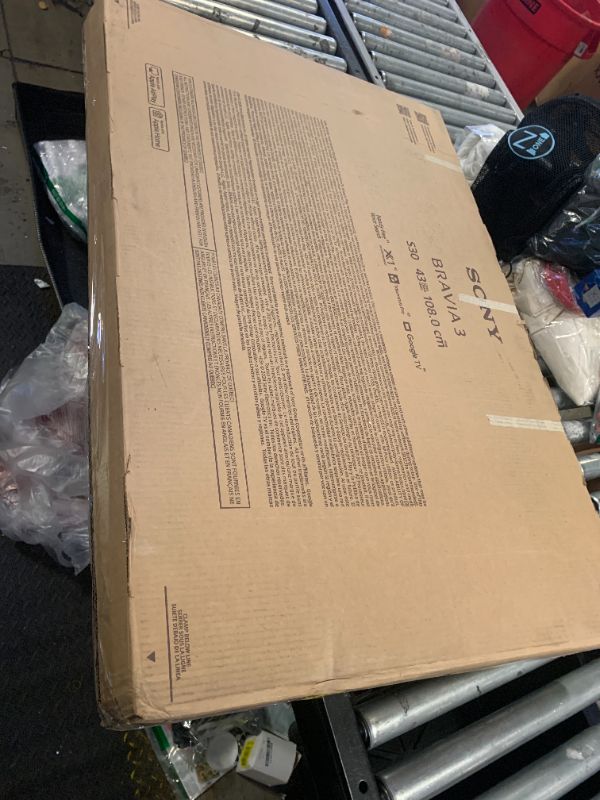 Photo 1 of Sony 43-Inch Class 4K Ultra HD BRAVIA 3 LED Smart TV with Google TV, Dolby Vision HDR, and Exclusive Features for PlayStation®5 (K-43S30)