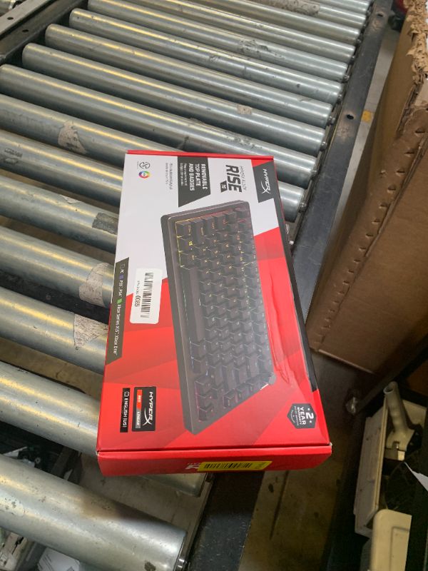 Photo 1 of HyperX Alloy Rise 75 – Hot-Swappable 75% Mechanical Gaming Keyboard, PC, Ambient Light Sensor, Gasket Mounted, Linear Switches