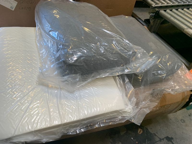 Photo 1 of -MISSING OTHER BOXES FROM SET- EAST OAK 5-Piece Patio Furniture Set | Life Chatter 5-Seat Outdoor Furniture | Deep Seating & Two Coffee Tables | Waterproof Extra-Thick Cushions | Porch, Balcony & Backyard | Earth Black & Misty Grey
