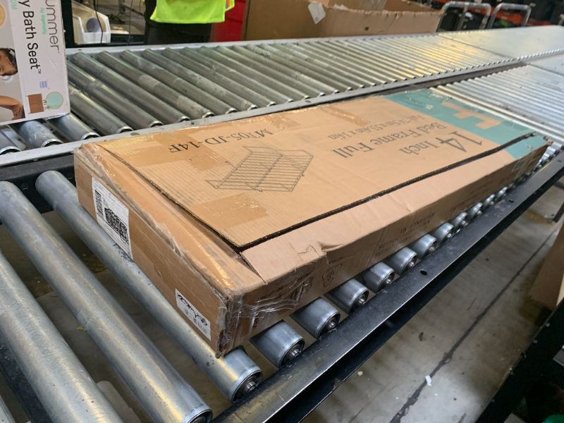 Photo 1 of Yitong Angel Full Size Bed Frame, 14 Inch Heavy Duty Support 3500 lbs Metal Platform, No Box Spring Needed/Noise Free/Non-Slip/Steel Slat Support/Easy Assembly