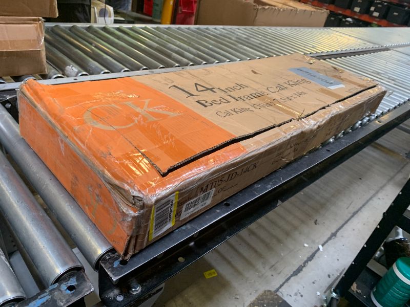 Photo 1 of Yitong Angel California King Bed Frame, 14 Inch High 3500 lbs Metal Platform, Mattress Foundation with Steel Slat Support/No Box Spring Needed/Noise Free/Non-Slip/Easy Assembly