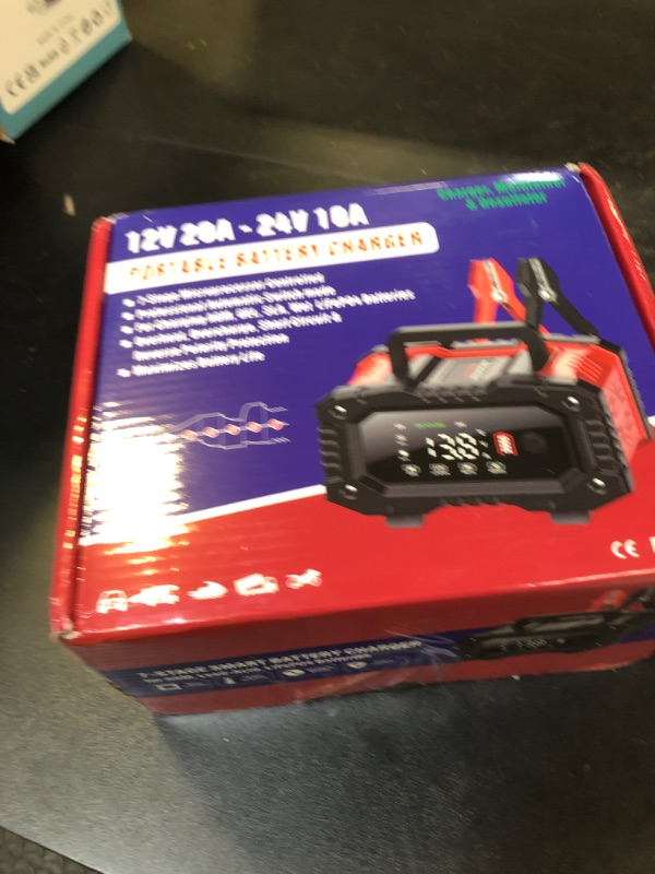 Photo 1 of YONHAN Battery Charger 20A 12V/24V LiFePO4 Lead Acid Fully Automatic Battery Maintainer, Car Battery Trickle Charger Automotive w/Repair, Winter Mode, for AGM, STD, Gel, Deep Cycle Batteries