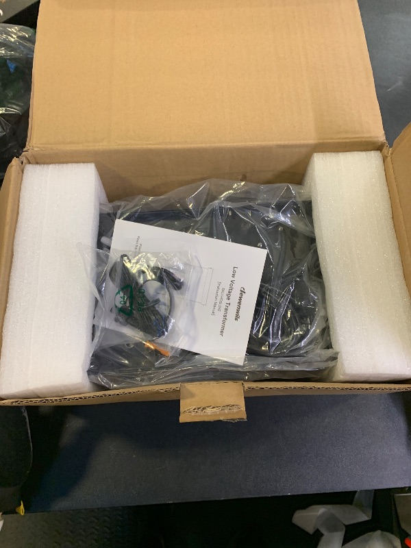 Photo 1 of DEWENWILS 300W Low Voltage Transformer with 3 Independent Control Outputs, Landscape Transformer with Timer and Photocell Sensor, 120V AC to 12V/14V AC, Weatherproof, ETL Listed