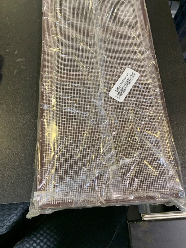 Photo 1 of Vent Systems 16" x 8" Inch (Overall Dimensions) Pack of 2 - Brown - Air Vent Cover Metal Air Return Grill with Built-in Pest Guard Screen HVAC Vent Duct Cover for Home Improvement